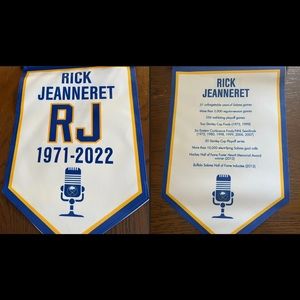 ISO: Buffalo Sabers Rick Jeannearet banner